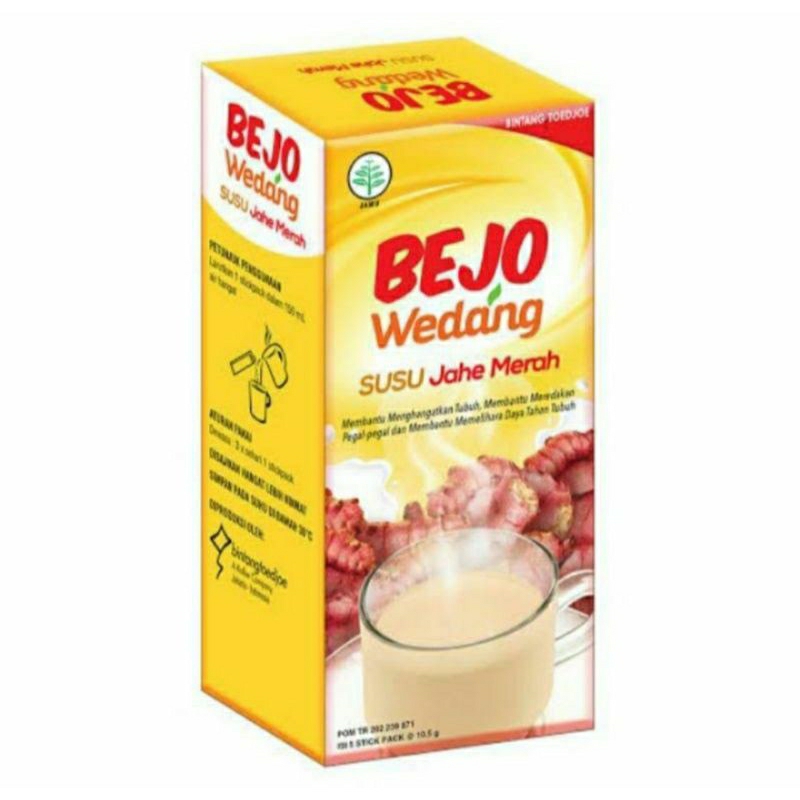 

bejo sujamer susu jahe merah isi 5 sachet