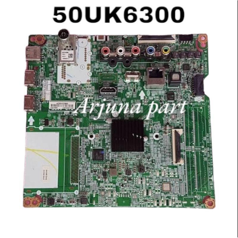 MAINBOARD TV LG 50UK6300 / MB TV LG 50UK6300 / MESIN TV LG 50UK6300 / MODUL TV LG 50UK6300