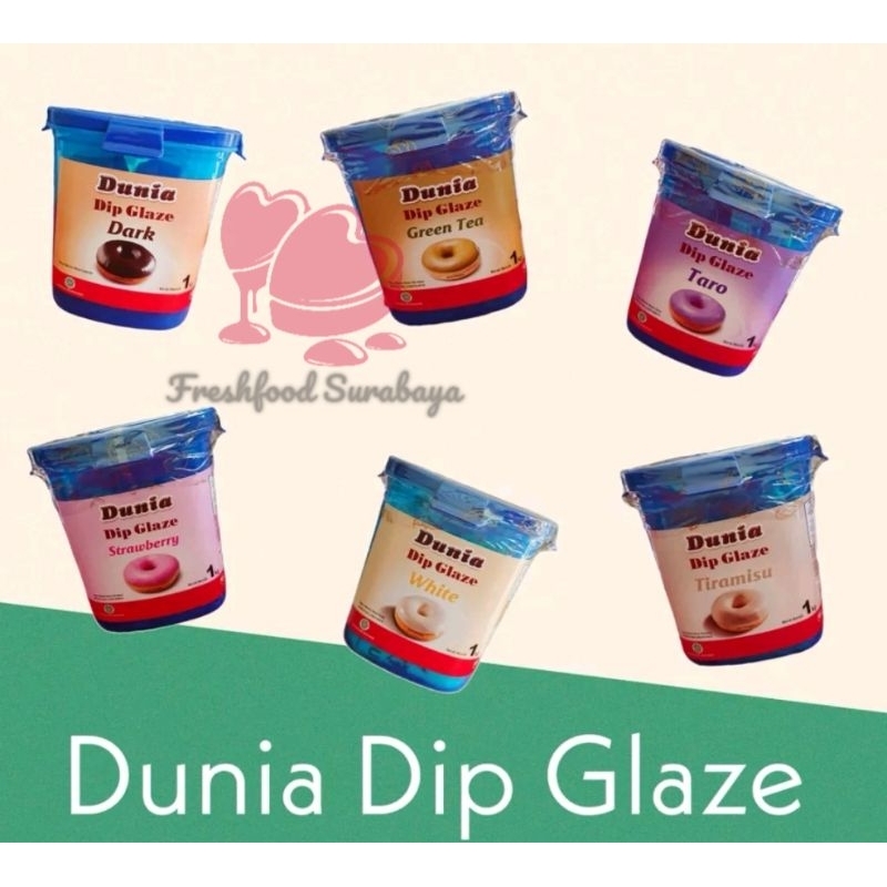 

❤️Freshfood❤️Dip Glaze Dunia aneka varian kemasan 1kg