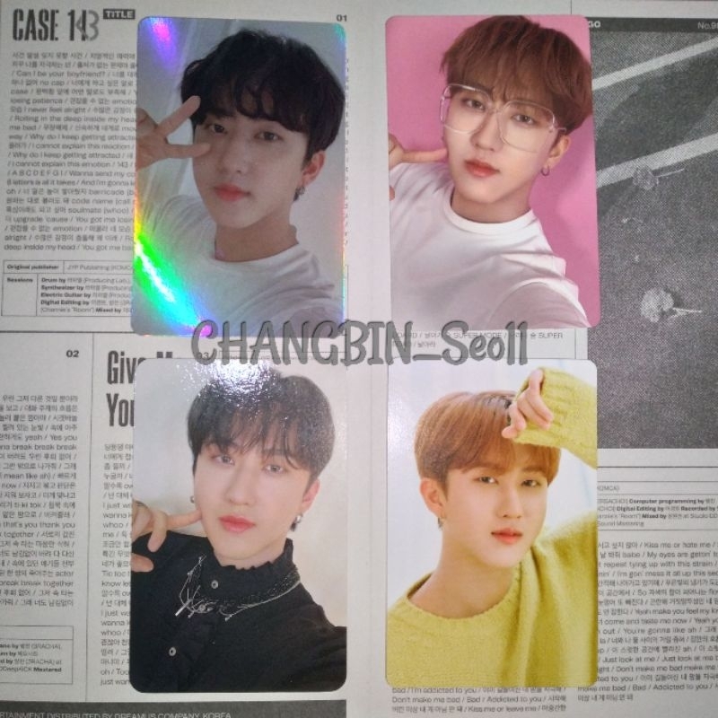 changbin skz stray kids R R2 R7 R9 R12 round 2 7 9 12 nacific naci pc photocard