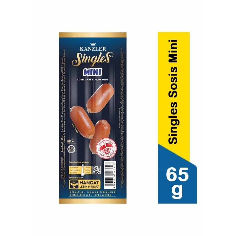 

Kanzler Singles Sosis Mini 65G