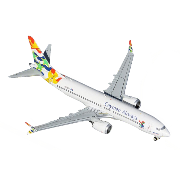 Gemini Jets Cayman Airways Boeing 737 MAX 8 VP-CIX 1/400 Scale Diecast Commercial Plane
