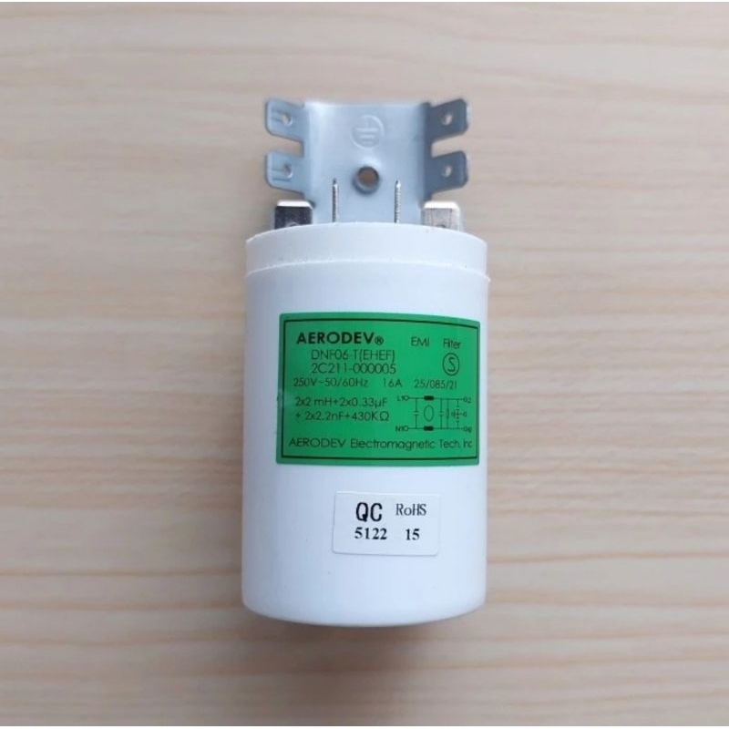 Kapasitor Mesin Cuci EMI Filter Washing Machine AERODEV DNF06-T (EHEF)