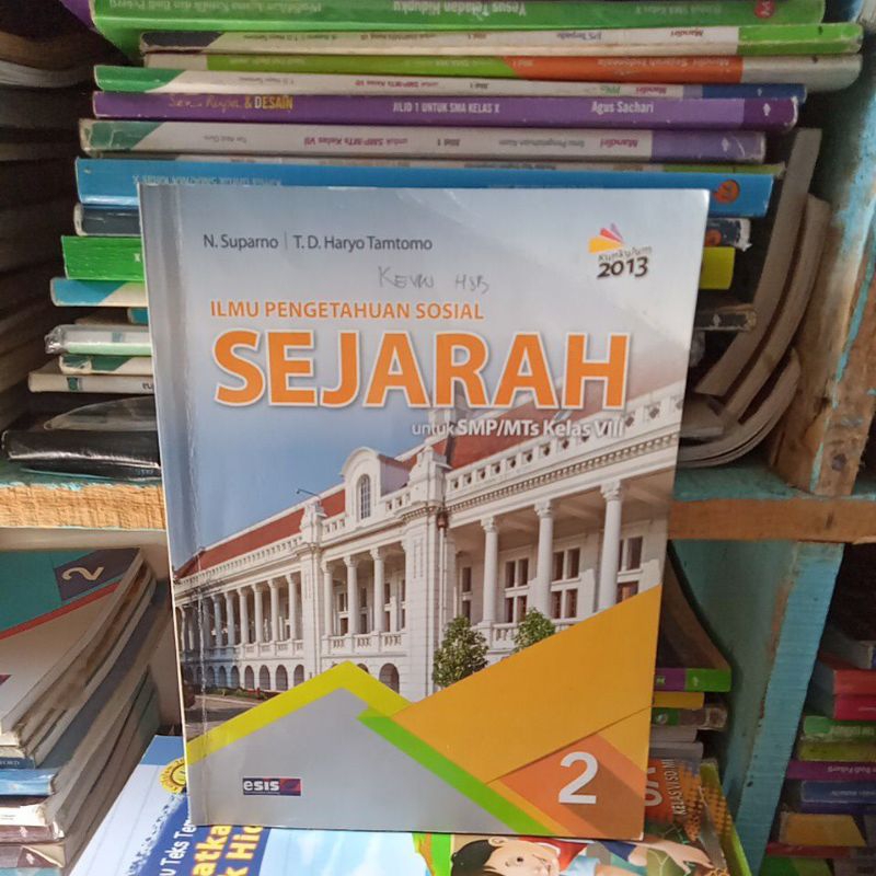 buku sejarah untuk SMP kelas 8 penerbit esis