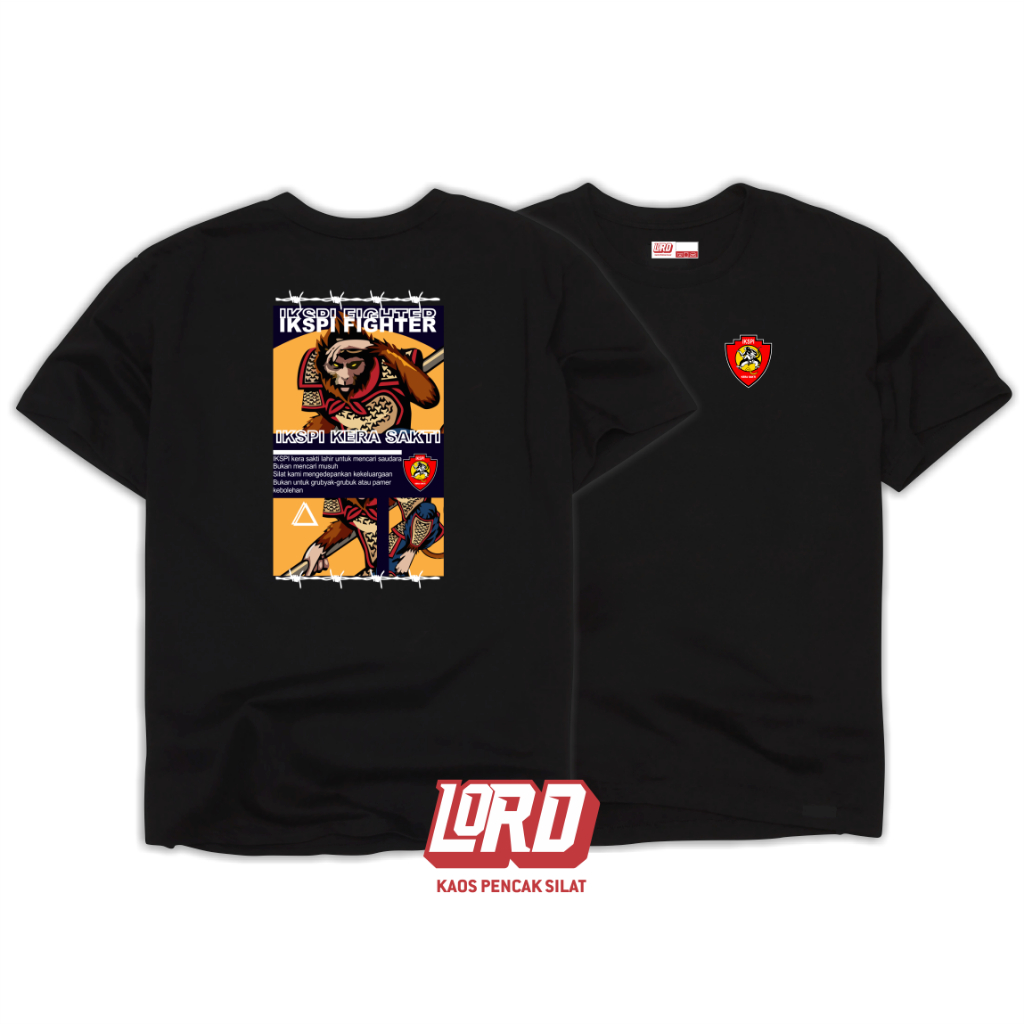 KAOS PENCAK SILAT IKSPI KERA SAKTI BAJU PASKER IKSPI PUSAT MADIUN BAJU TSHIRT SILAT IKSPI LENGAN PAN