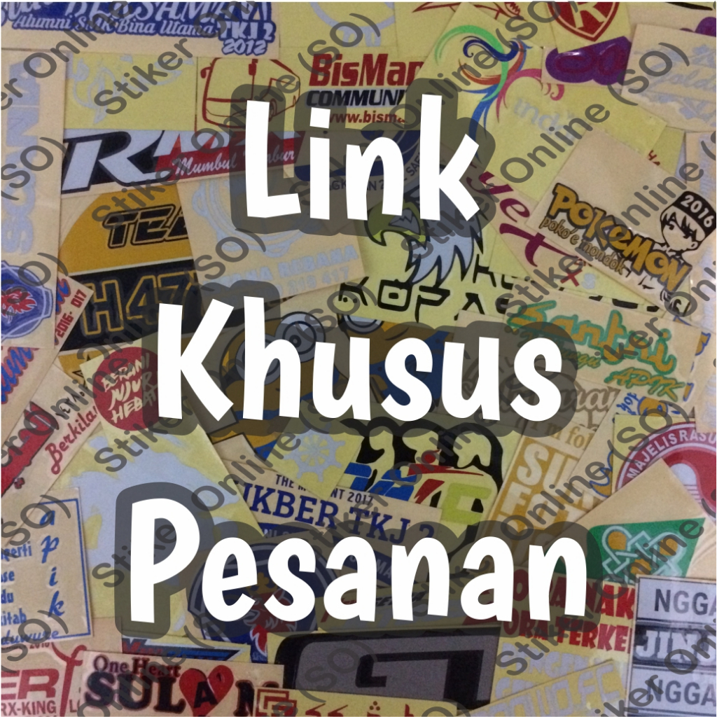 

Sticker Cutting Custom Desain Sesuai Permintaan