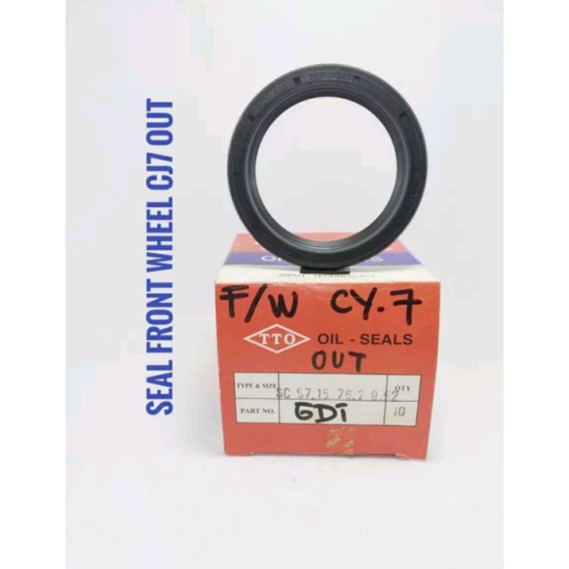 Seal Front Wheel Out CJ7 Seal Roda Depan CJ-7 Merk TTO