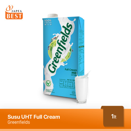 

Greenfields Full Cream Milk 1000ml Susu UHT 100% susu segar