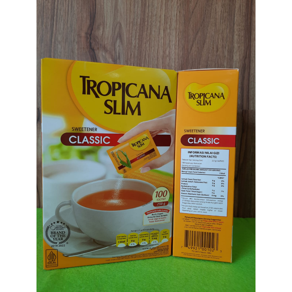 

TROPICANA SLIM SWEETENER CLASS 125GR