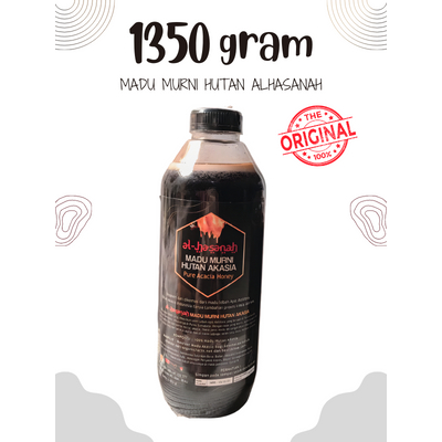

1350 gram_Madu Hutan Murni Al Hasanah_Madu Asli_Pure 100% Honey_Full Nectar_Original_Guarantee