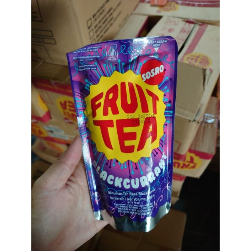 

FRUITTEA POUCH 230ML / 1 DUS ISI 24 POUCH