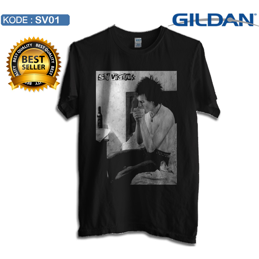 Kaos sid vicious original gildan sv0`