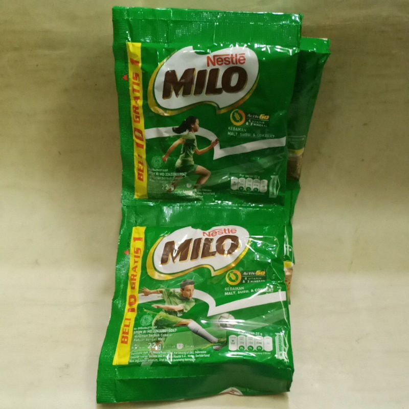 

Nestle Milo ActivGo Renceng (Kemasan 10 +1 sachet 22 gram)