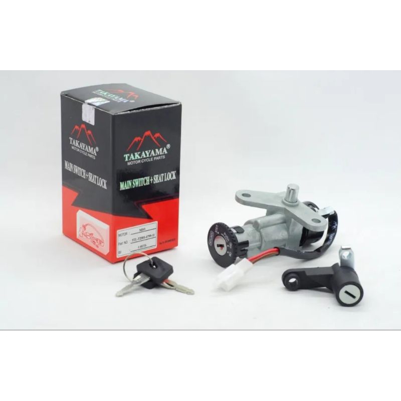 Kunci Kontak Komplit Yamaha Mio Sporty / Mio Smile Merk Takayama