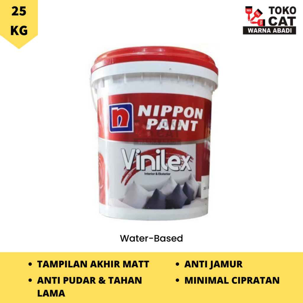 CAT TEMBOK NIPPON VINILEX WARNA PUTIH KEMASAN 25KG