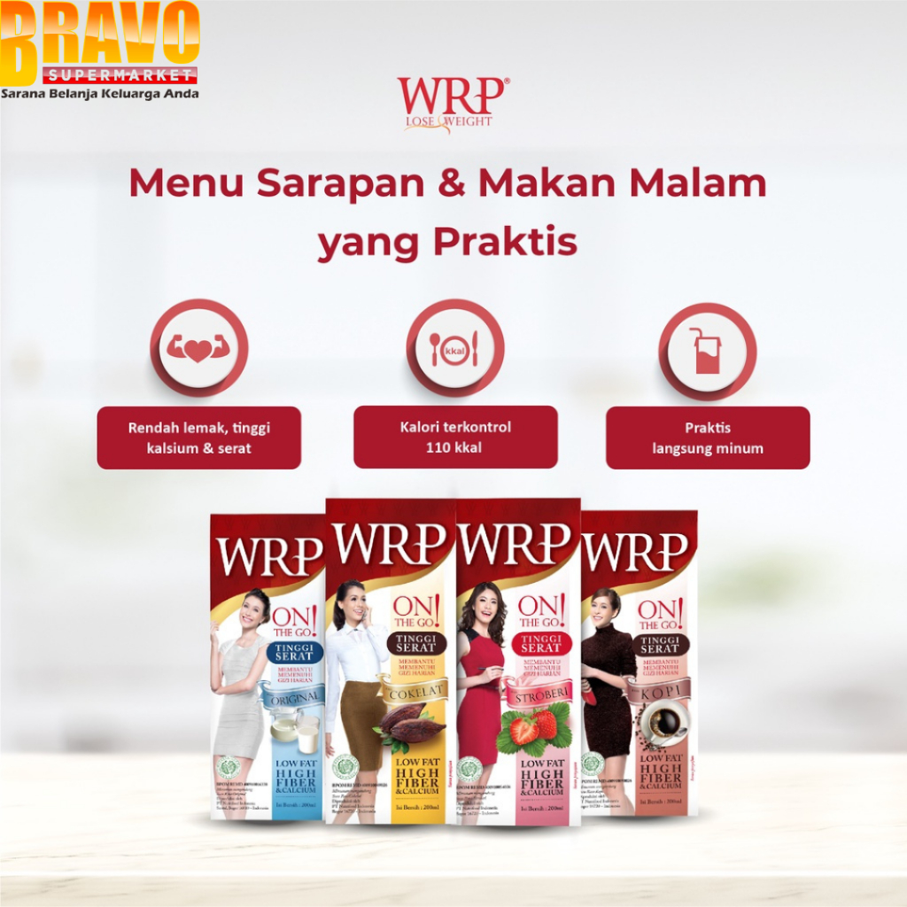 

Bravo Bojonegoro - WRP On The Go 200ML | Pendamping Diet