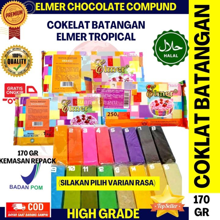 

Promo! Coklat Batang Elmer Tropical 17 Varian Rasa