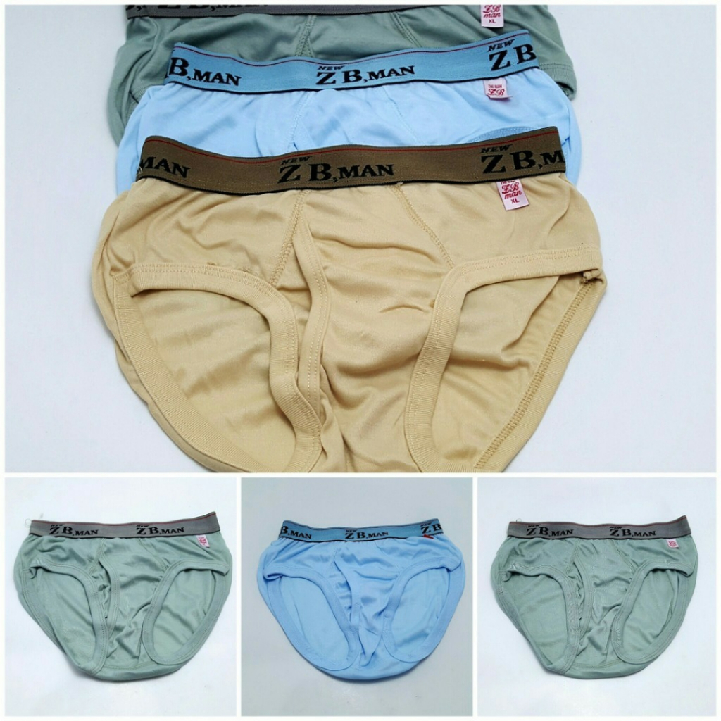 6PCS CELANA DALAM PRIA ZB MAN DEWASA CD ZB MAN BOXER JUMBO CELANA DALAM PRIA ZB MAN KARET PINGGGANG 