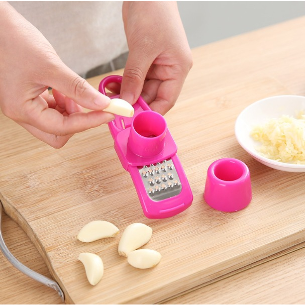 Alat Parutan Bawang Putih Merah / Alat Penghalus Kunyit Jahe / Garlic Grater Grinder Serutan Mini Pe