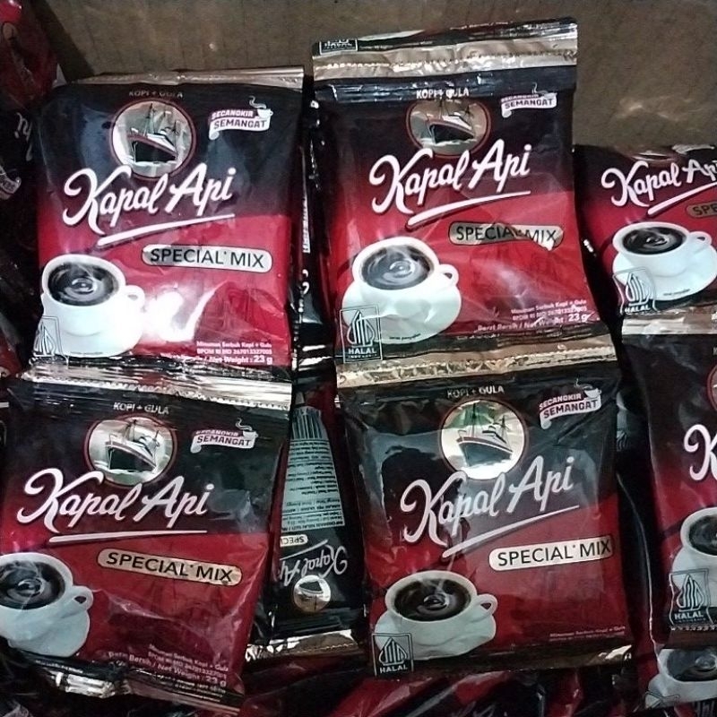 

kopi kapal api spesial mix 23gr (1renceng)