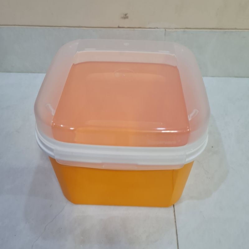 TUPPERWARE  Ezy Keeper Signature Rectangular kuning