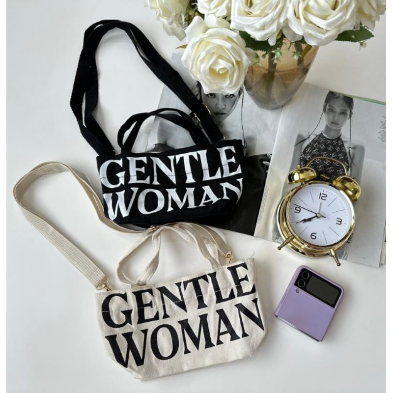 Gentle w*man mini logo tote bag