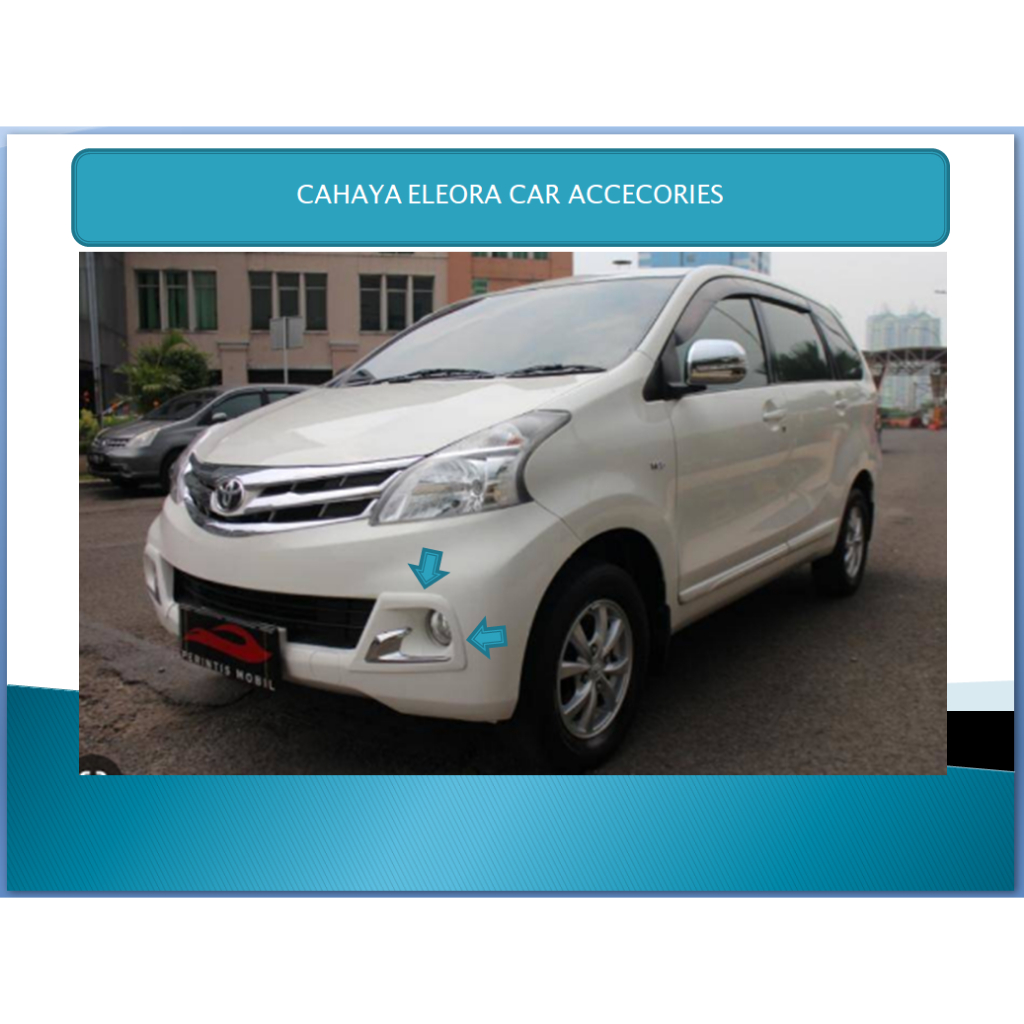 FOG Lamp Garnish ALL NEW AVANZA 2014 Garnis FOGLAMP AVANZA 2014 - GARNISH LIST LAMPU FOGLAMP AVANZA