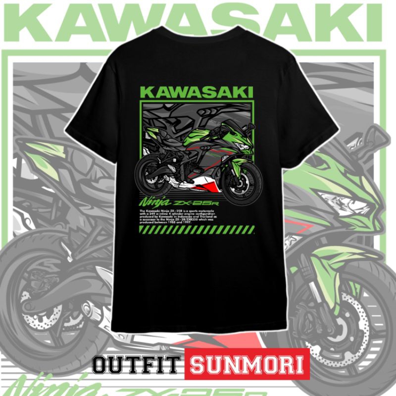 KAOS NINJA ZX25R MOGE KAWASAKI ZX 25 R RACING MODIFIKASI SUNMORI