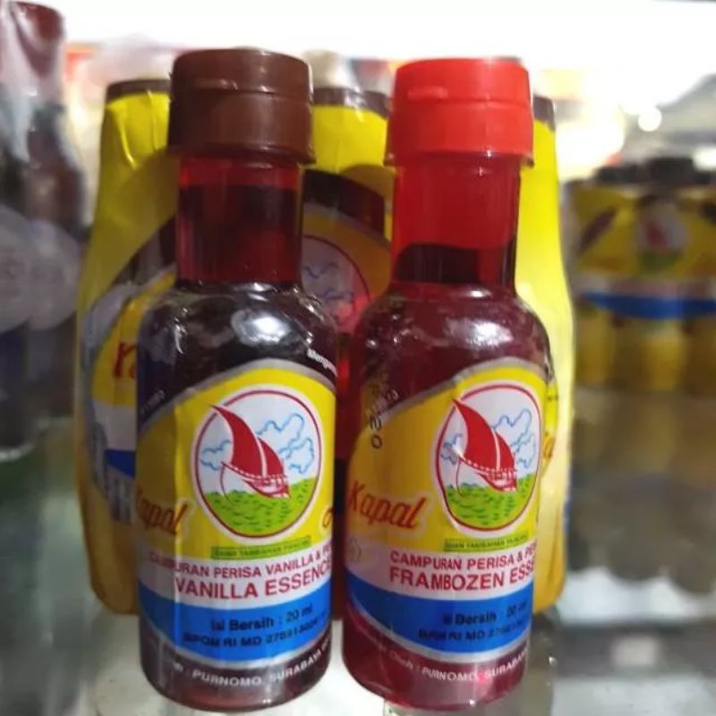 

essence vanili & essence frambozen