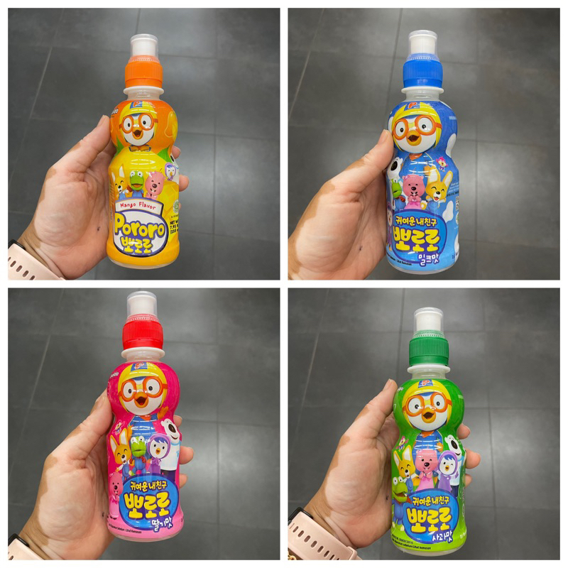 

Pororo Drink Milk/Blueberry/ Strawberry/ Peach 235 ml (1pc)