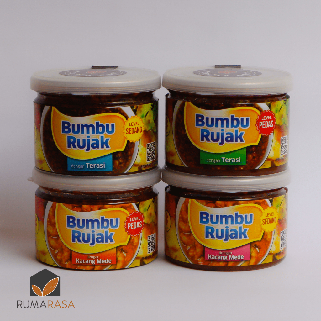 

Bumbu Rujak Buah HAESA Kacang Mede Terasi Kemasan Cup 150 g / Sambal Rujak Buah Gula Merah