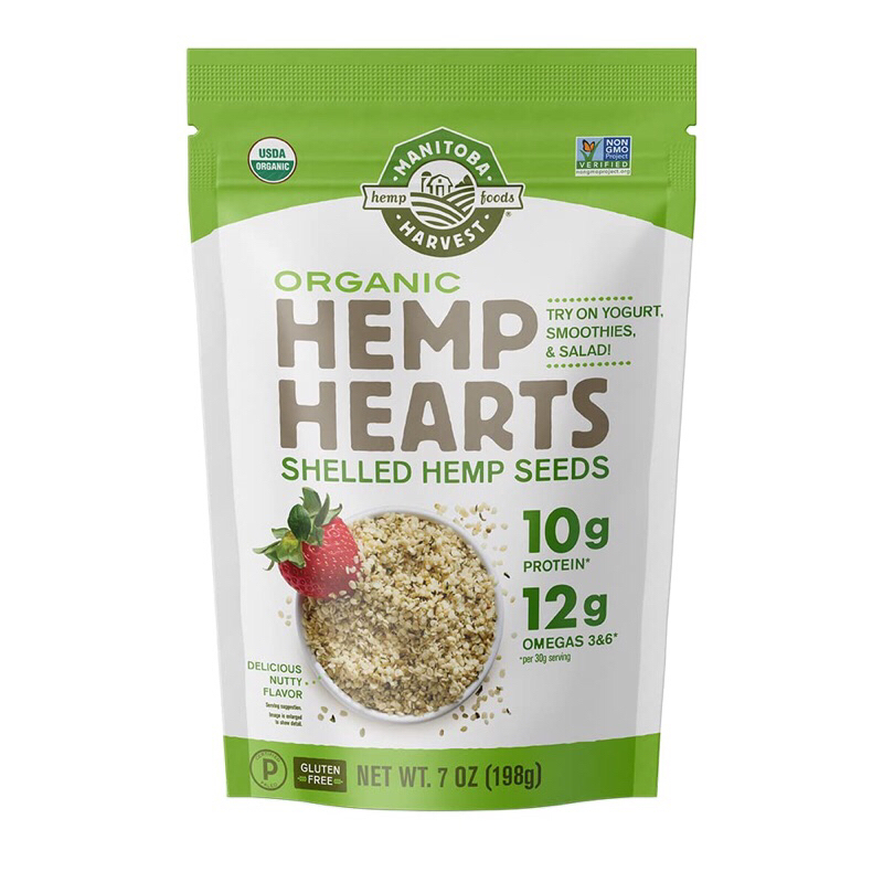 Manitoba Organic Hemp Hearts Shelled Hemp Seeds