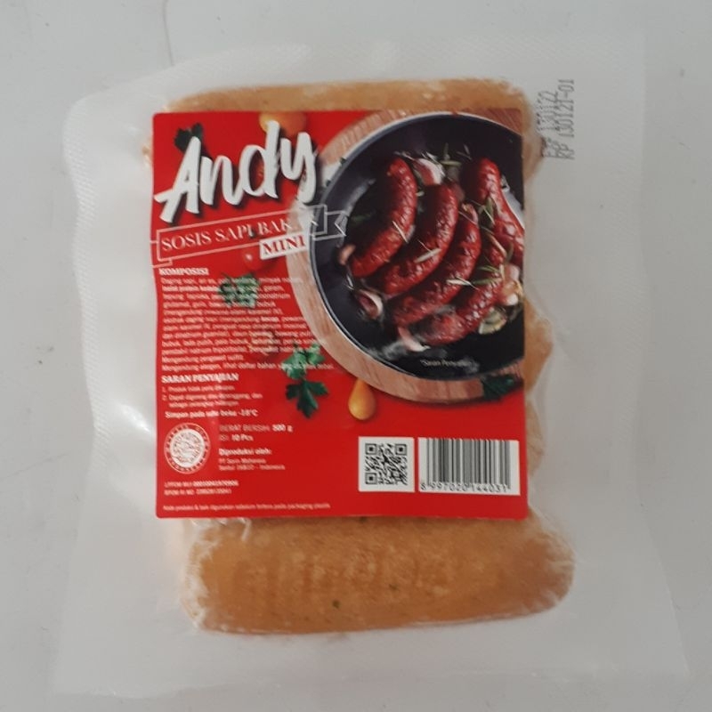 

Andy Sosis Bakar Original 500g