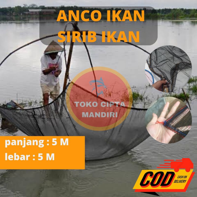 anco ikan 5 x 5 anco ikan segi empat anco udang anco ikan besar sirib ikan