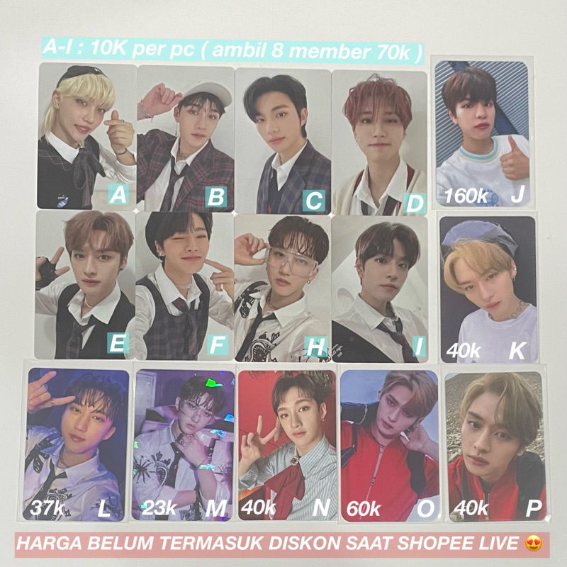 [READY] STRAY KIDS official photocards christmas evel pre order benefit abum thunderous noeasy mecim