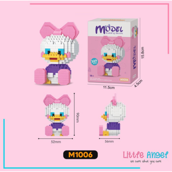 

Edukasi Bayi anak Murah SUSUN Mainan M1006 3D DaisyDuck PUZZLE DISNEY BALOK Mainan DIY - Dijual