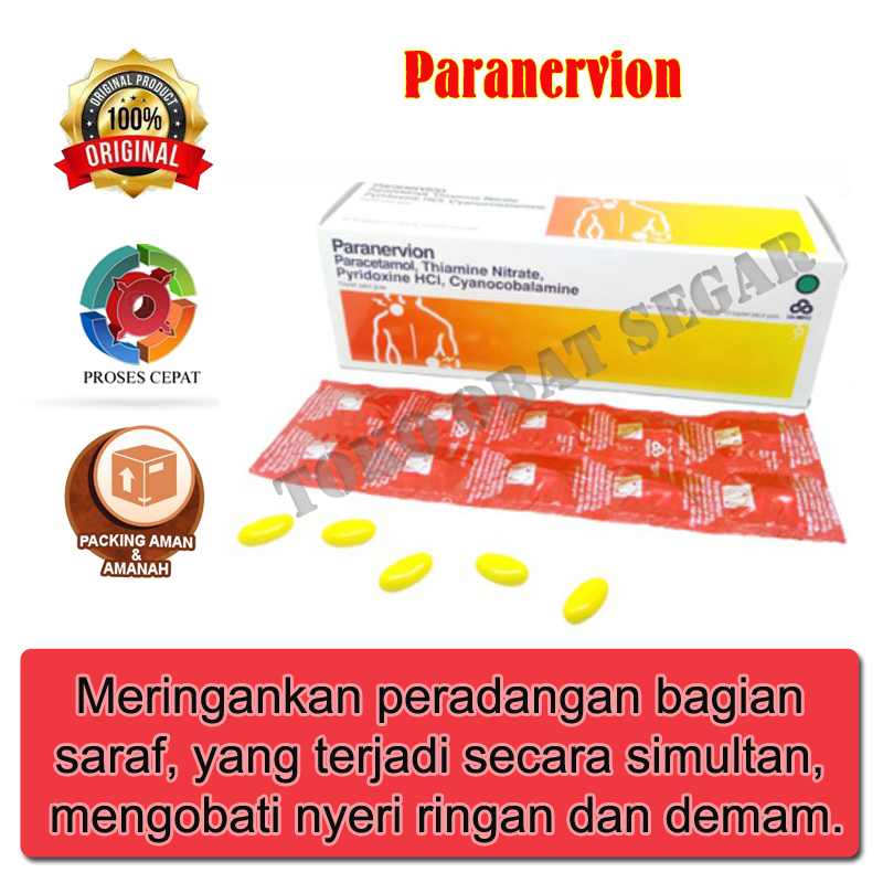 Paranervion Pereda Nyeri Otot, Pegal dan Kesemutan