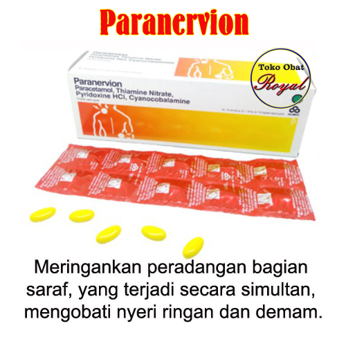 Paranervion Pereda Nyeri Otot, Pegal dan Kesemutan