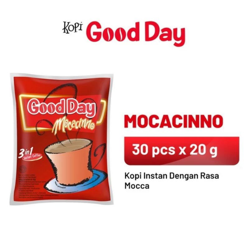 

Good Day Mocacino 1 Bag 30 x 20 gr