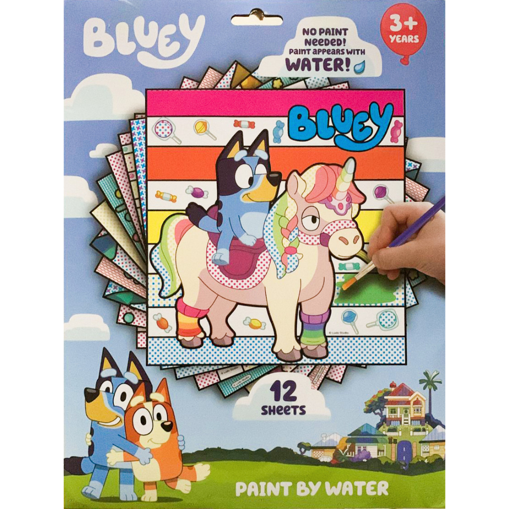 

Bluey Paint By Water Mess Free Set