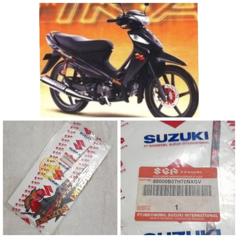 Striping Stiker Suzuki Smash New 110 NR Original Nos