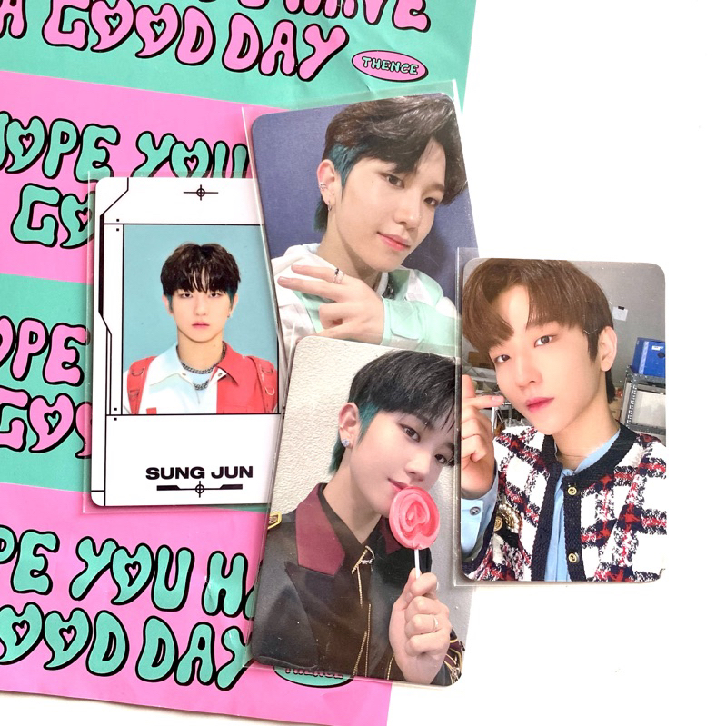 pc photocard official sungjun tnx bene appmus apple music dear my muse dmn mukor music korea lolipop