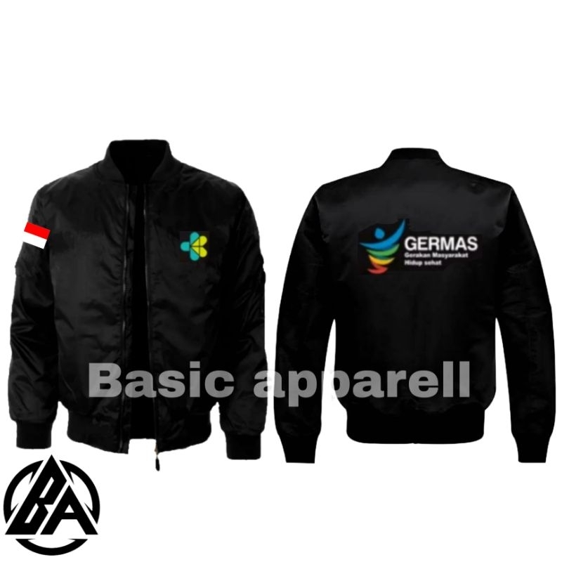 JAKET BOMBER GERMAS//JAKET BOMBER KEMENKES