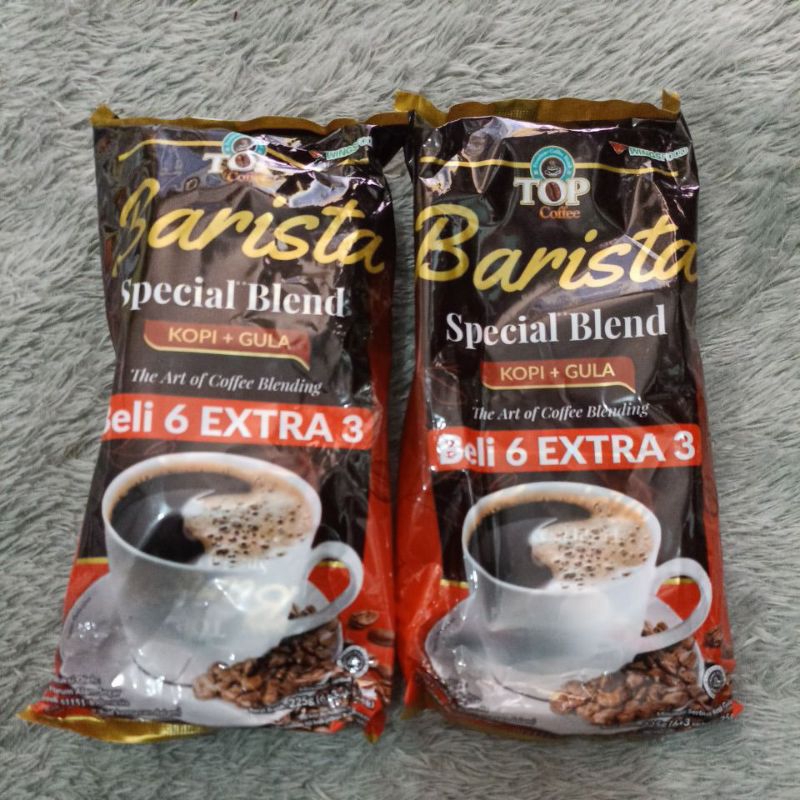 

Top Kopi Barista Special Blend 25gr isi 6pcs + 3pcs