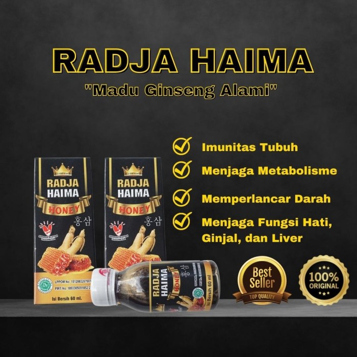 Obat Kuat Pria RADJA HAIMA 100% Asli PEMBESAR & TAMBAH DURASI