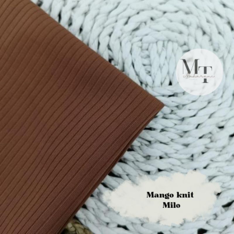 Mango Knit / kain knit premium / kain knit murah / Harga per 0,5kg