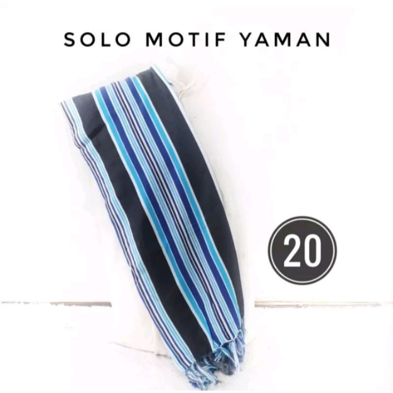 sorban solo salur print sorban motif yaman