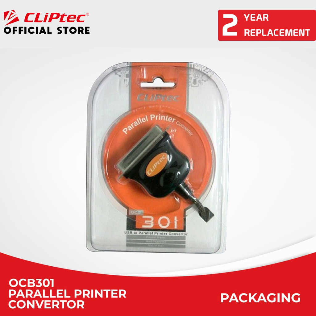 Converter CLIPtec OCB301 USB to Parallel Printer - CLIPtec OCB 301