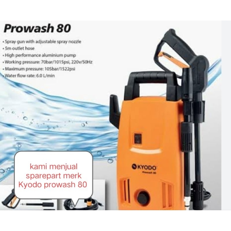 sparepart jet cleaner prowash 80