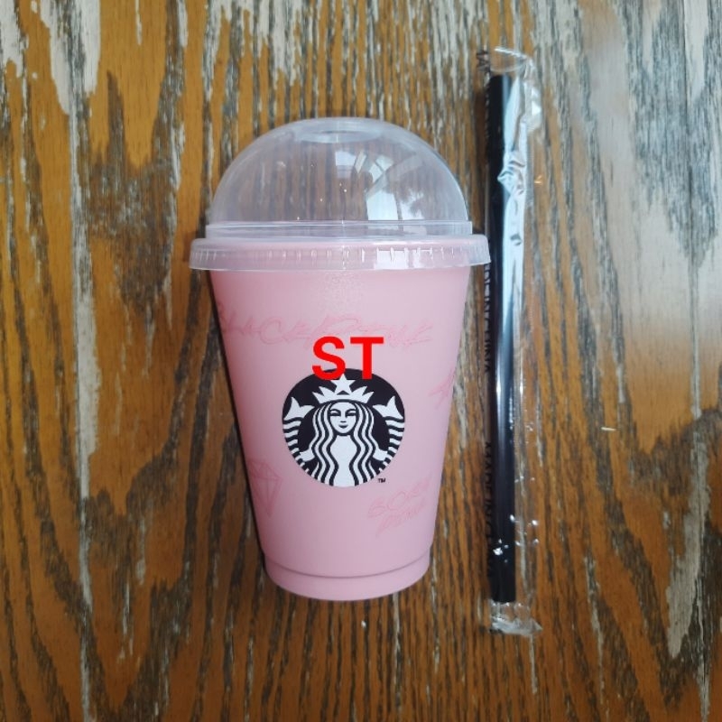 Reusable Cup Starbucks x Blackpink Limited Edition Tumbler Jastip Official Ready Water Bottle Apron 